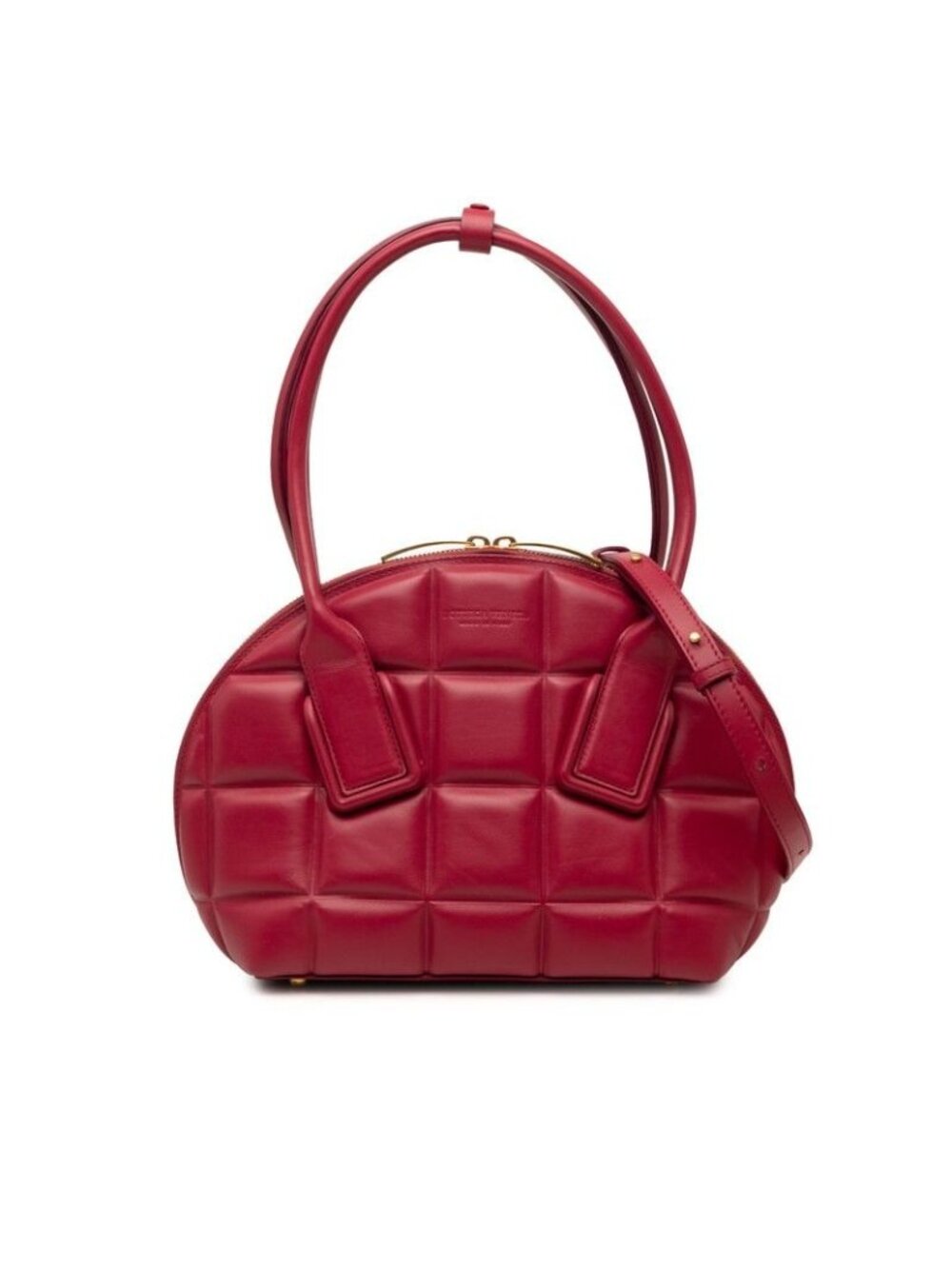 Bottega Veneta the Swoop 2-Way Shoulder Bag Red Leather